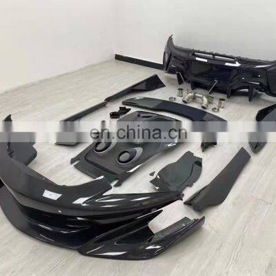 Runde Carbon Fiber Front Bumper Rear Bumper Side Skirt Spoiler Hood For Mclaren 540C 570S Upgrade 600LT Style Body Kit photo-3