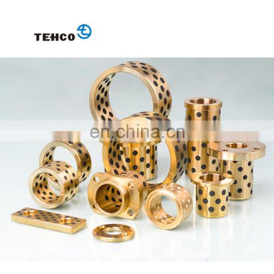 Customized Graphite Bronze Oilless Bearing with Solid Lubricating JDB Series Brass Bushing