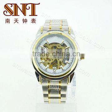 SNT-ME010 high quality skeleton mechanical watches for man