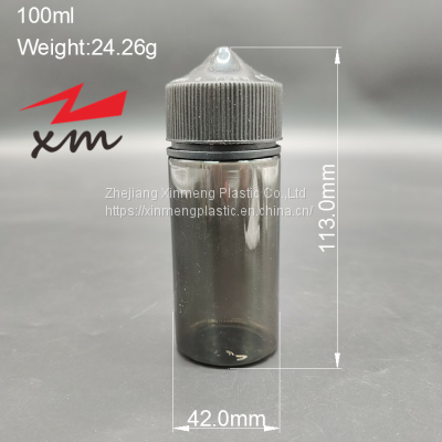 Factory 100ml Vape PET Bottle Childproof E-liquid Plastic Dropper Oil Ink Squeeze Bottle Tip Lid 10ml 30ml 50ml Liquid Juice photo-5