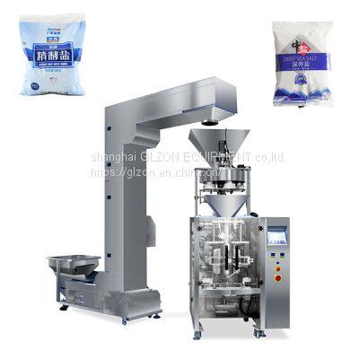 Automatic packaging machine for bagged salt measuring cup