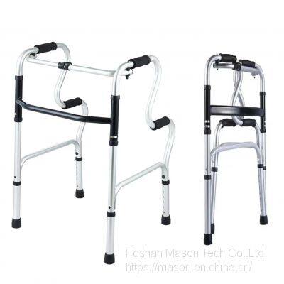 Rollator Walker Folding Lunge Walking Frame Lightweight Aluminium With Wheels photo-3