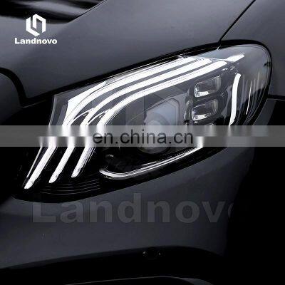 Landnovo High Quality Car Accessories Headlight for 2017-2020 Mercedes Benz E Class Upgrade to S Class Led Head Light Head Lamp