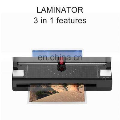 Willing OL381 Entry Width 330mm OEM A3 A4 Plastic Hot ColdLaminator Office Laminating Machine Manual Table Pouch Laminator photo-3
