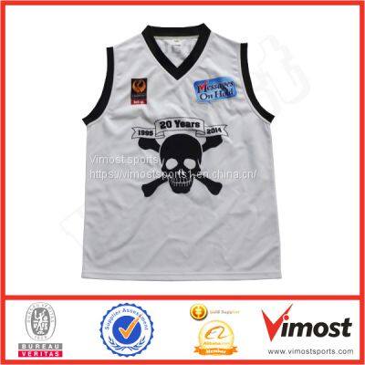 Men's Customized Sublimation Running Singlet of V-Neck