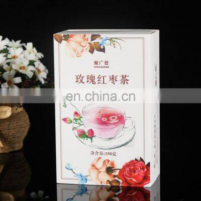 Free Samples China Supplier Small Boxes Packaging Folded Custom Printed LOGO Oil Paper White Paper Card Box Packaging photo-5