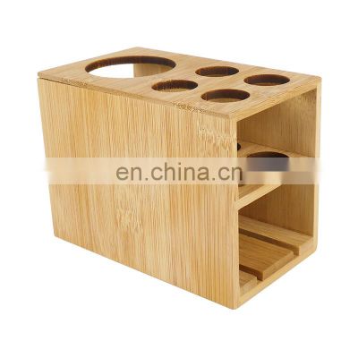 Made of 100% Sustainable Bamboo Naturals Toothbrush Holder Stylish Bathroom Organization Easy to Clean