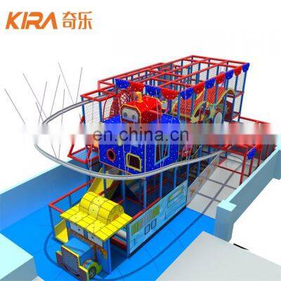 Adventure Roller Coaster Zip Line Indoor  Rollglider Zip line For Amusement Park