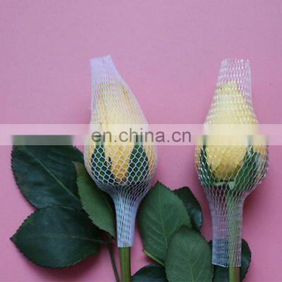 Manufacturer Direct Sales Durable PP Glass Bottle Protective Net PE Plastic Bag Packaging Rose Protector Mesh Net Sleeve photo-5