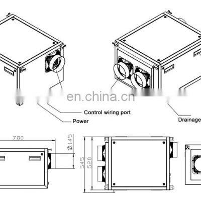 Greenhouse Duct Ceiling Mounted Dehumidifier China photo-5
