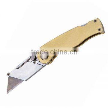 Exquisite stainless steel folding utility knife