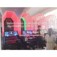 Guangdong Zhongshan Tai Le Play Children's Indoor and Outdoor Recreation Equipment Coin-operated Playground Basketball Machine Basketball Stars Colorful Cool Shooting photo-3