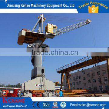Electric wharf shipyard half door portal gantry crane