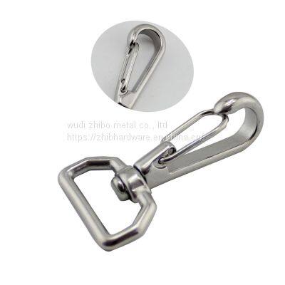 Marine Hardware 304/316 Stainless Steel Square Spring Snap Hook photo-4