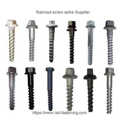 Zinc Plated Lag Screw Used in Tie Plates With Rail Clips photo-4
