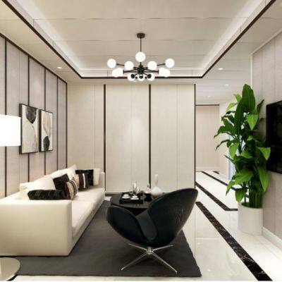 3d Design Office Slat False Ceilings Interior Decor Metal Aluminum Wood Grain Suspended Ceiling photo-2