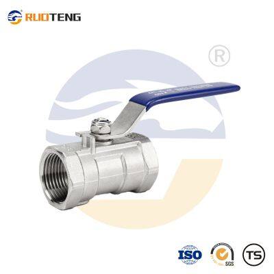 [RUOTENG]  Female Thread BSP NPT Stainless Steel Ball Valve 1PC Ball Valve