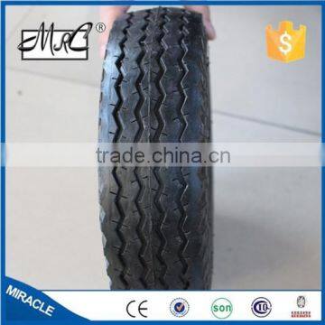 High Quality 10" 4.10/3.50-4 Nature Rubber Pneumatic Trolley Wheel With Metal Rim photo-4