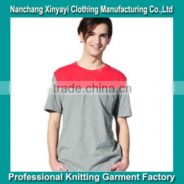 Good Quality Wholesale Blank T Shirts Cut and Sew T-Shirt / Men Slim Fit Blank T-Shirt Clothing Manufacturer