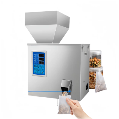 Filling Machine Double Head Salt Rice Nuts Spices Pouch Granule Weighing Filling Machine photo-4