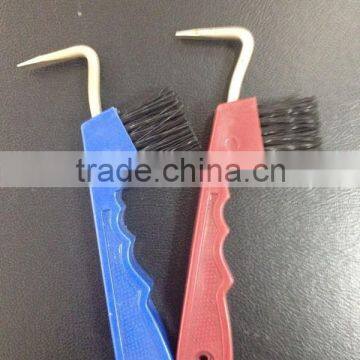 Different Colors Horse hoof pick W/Brush