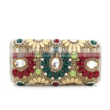 2015 fashion heavy handmade craft clutch bag