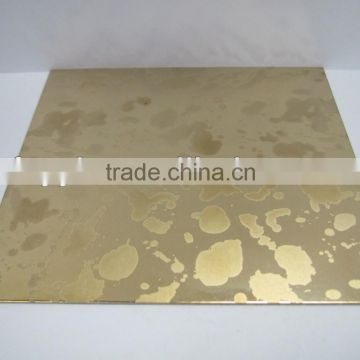 PVD Coated Brass Mirror Finish Stainless Steel Plate