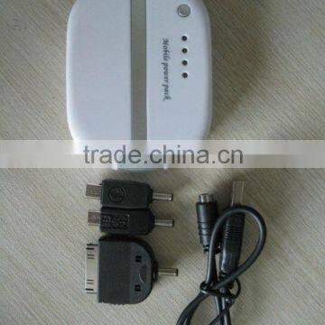 OEM Oval handy 5v external power bank for smartphone, MP009