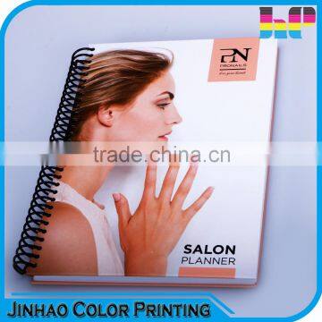 2015 promotional recycled spiral bound custom design printing notebook