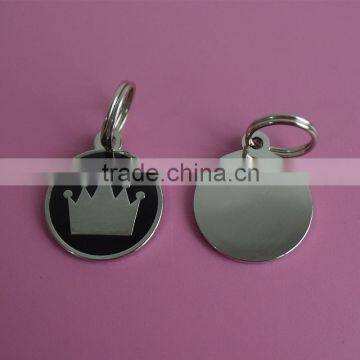 custom metal crown promotional dog tags