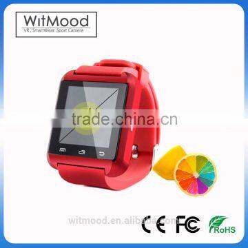 U8 single sim card smartwatch, u8 smart watch manufacture ce rohs wholesale wifi smart watch camera