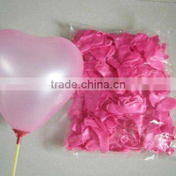 colourful latex heart shape balloon for wedding