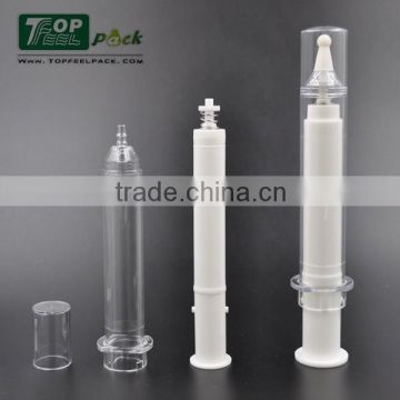 10ml 20ml Cosmetic Plastic Airless Syringe Bottle for Skin Care Products