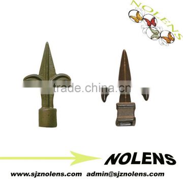 Ornamental wrought iron spear finial,spearpoints,spear heads in fence