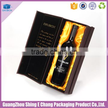 High quality China wholesale wine bottle and glass box