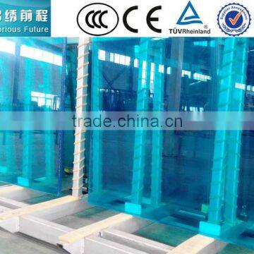 High safety 15mm tempered laminated glass