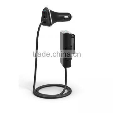 OEM Serviced 9.6A multi usb port Car Charger adapter, universal usb car charger with CE,FCC,ROHS approved