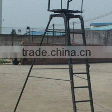 Aluminum hunting rorating tree stand