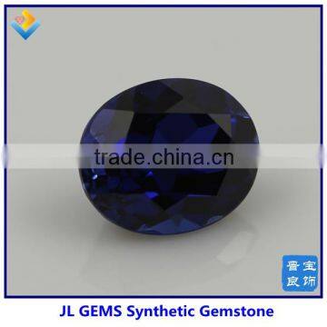 2014 New Products Synthetic Oval Blue Sapphire 34# Corundum Gem Precious Stone