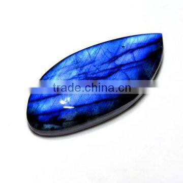 Natural Blue Flash Fire Labradorite Cabochon Fancy Shape 19X45MM Approx Good Quality On Whole Sale Price