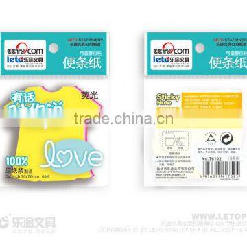 3*3 Inch Shaped Sticky Notes Sticky Note Pad for 3 Layer 6102 photo-2