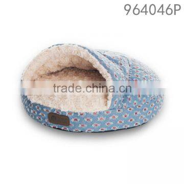 Hot Selling Good Quality and Washable Jean Series Slipper Pet Bed for Dog of Rosey Form