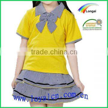 2013 new style young girl school uniform