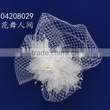 Bridal flower feather hair accessories