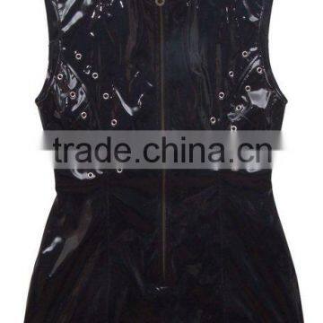 PVC Sleeve Less Dress