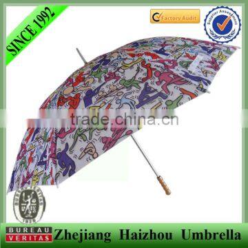 colorful golf umbrella