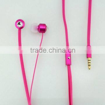 2015 Top Selling Setero Earphone Ft-866 Pink W/Crystle