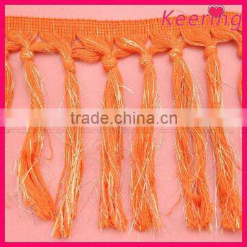 new arrival fashion wholesale cheap 16 cm orange tassel and fringe WTP-1295