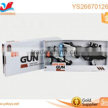 2016 battery simulated toy plastic gun with sound and light toy for boy