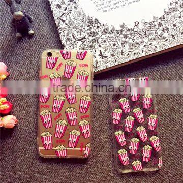 for Iphone 6 Tpu Sublimation Case Hard Back Cover Moving Eyes Cartoon